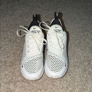 Nike Air Max 270 Cream and Black Sneakers